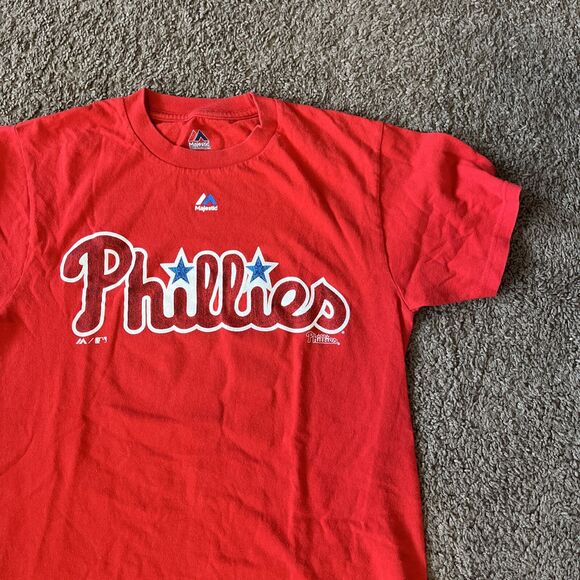 Philadelphia Phillies Shirt Adult Small Red MLB Baseball Darin Ruf - Picture 3 of 7